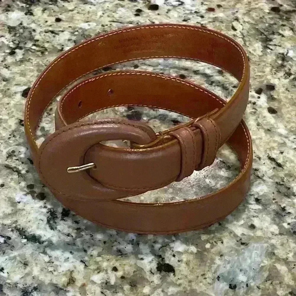 Vintage TJW for Mervyn's leather belt - Picture 5 of 7